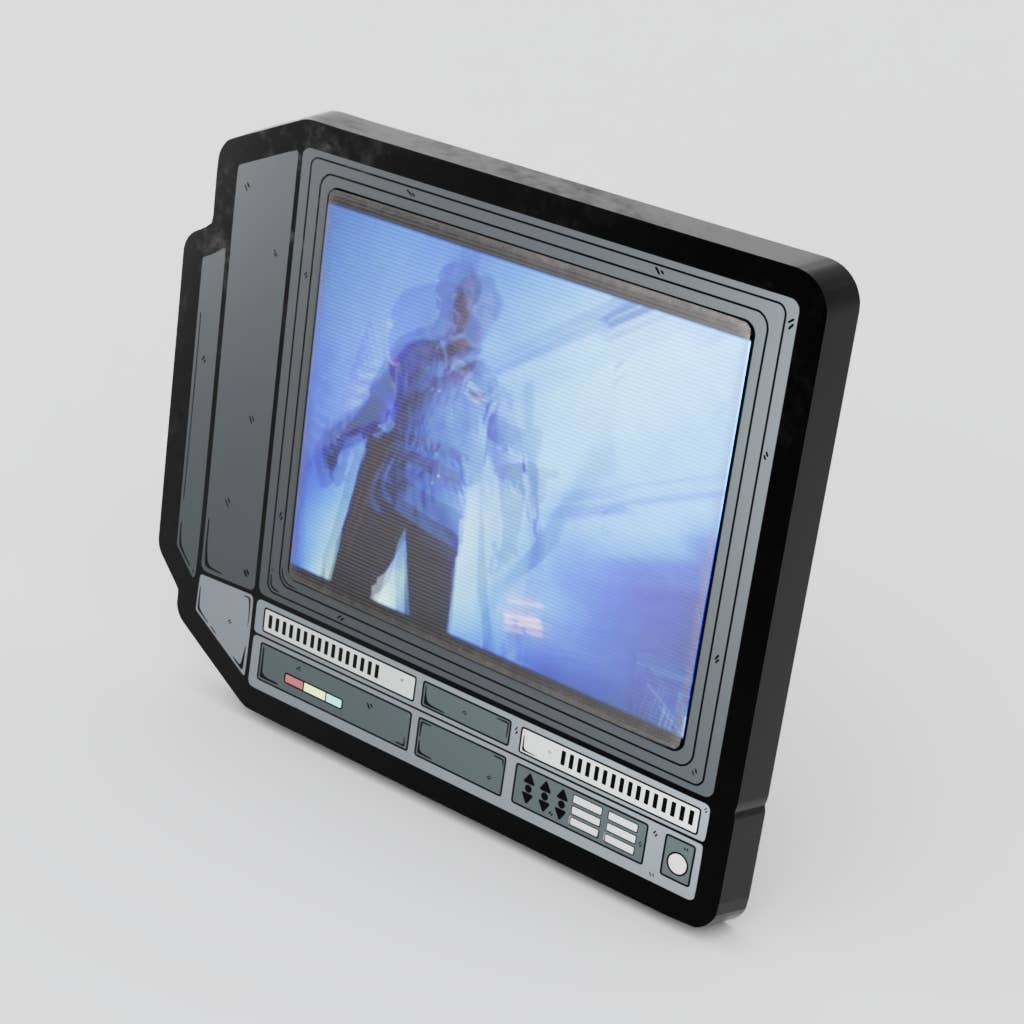 GoopyGoblins - Wholesale Lapel Pin/Button - 2.5" Lenticular Evil Dead CRTV Enamel Pin2