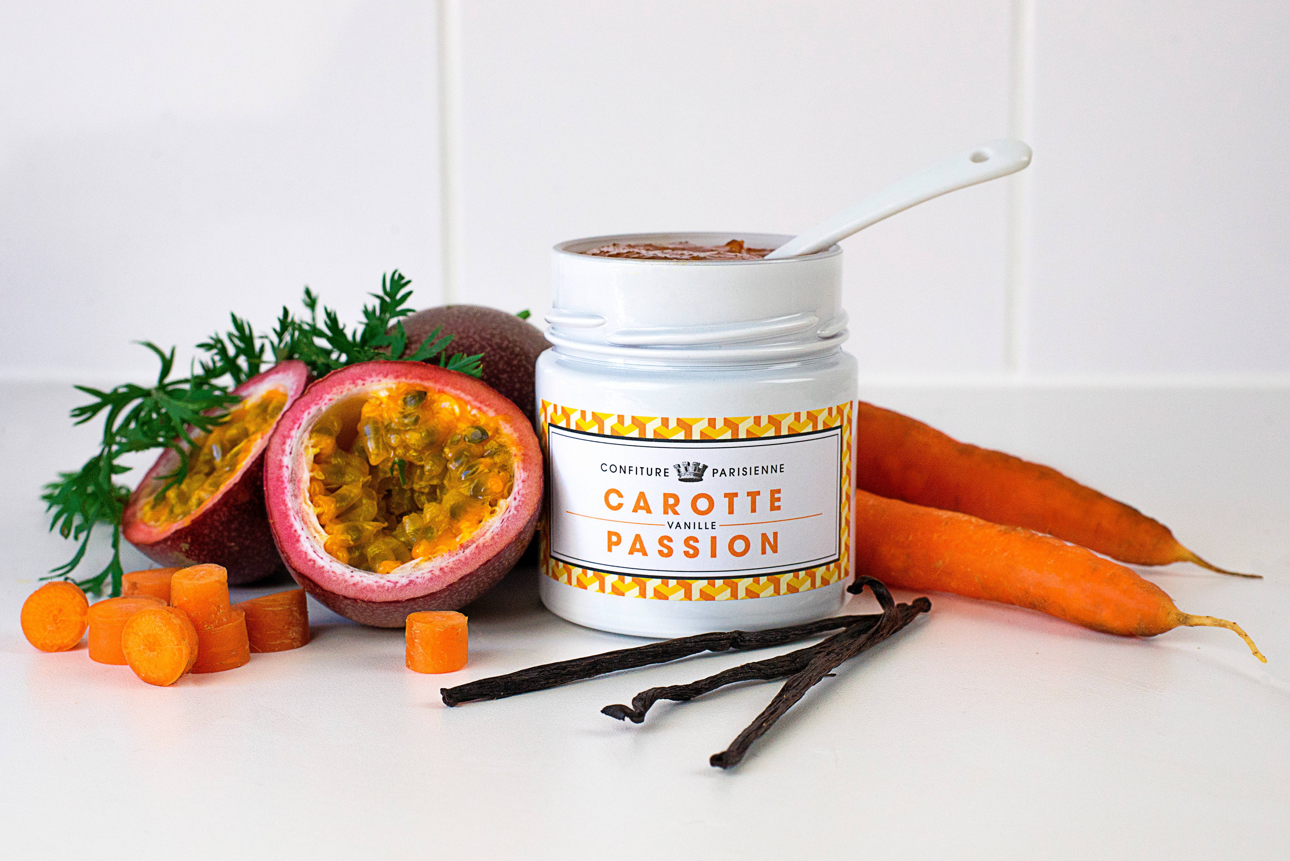 Confiture Parisienne - Wholesale Jam/Jelly - Carrot-Passion Fruit-Vanilla jam 100G3