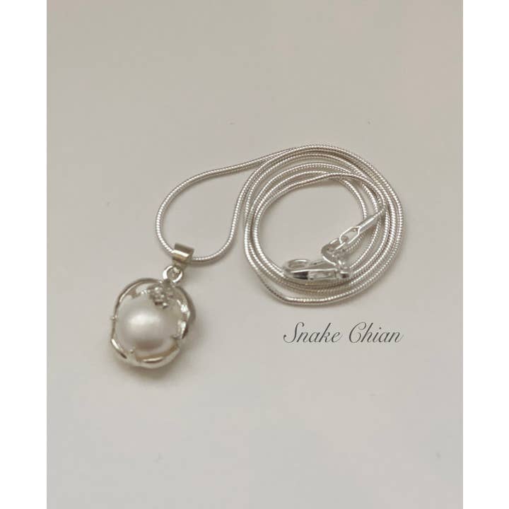 iBijoux - Vendita all'ingrosso Collana con ciondolo/pendaglio - Collana di Perle Coltivate d'Acqua Dolce (1N02)8