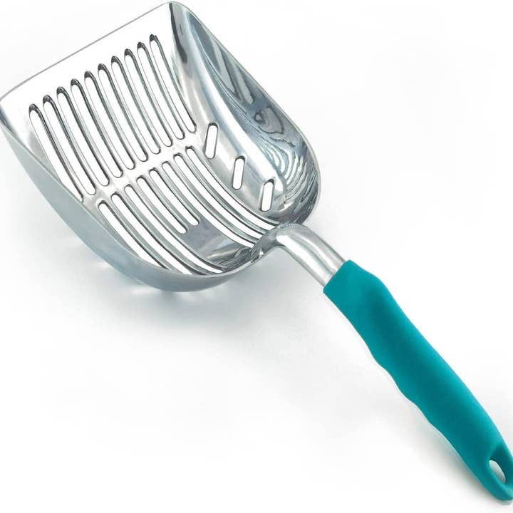 Playful Tail - Wholesale Cat Litter - DuraScoop® Premium Multicat Cat Litter Scoop, Solid Metal (Multiple Colors Available)2