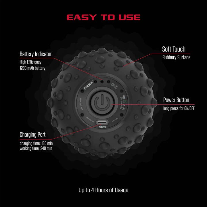 Funky Rico Inc - Wholesale Body Massager - FitRx - VibraBall Massage Ball