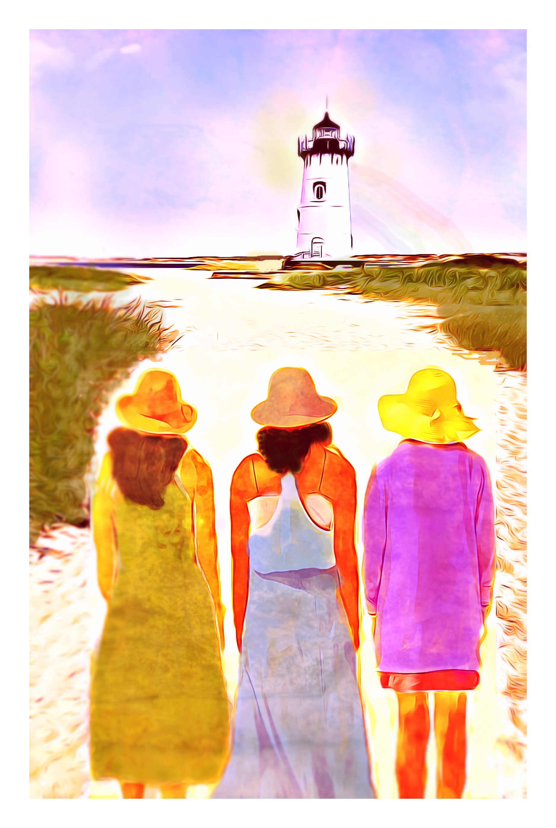 Some of Us Notecards, LLC - Wholesale Everyday Greeting Card - Martha's Vineyard: To the Lighthouse card1
