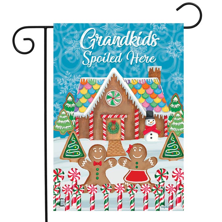 Briarwood Lane - Wholesale Flag - Grandkids Spoiled Here Christmas Garden Flag