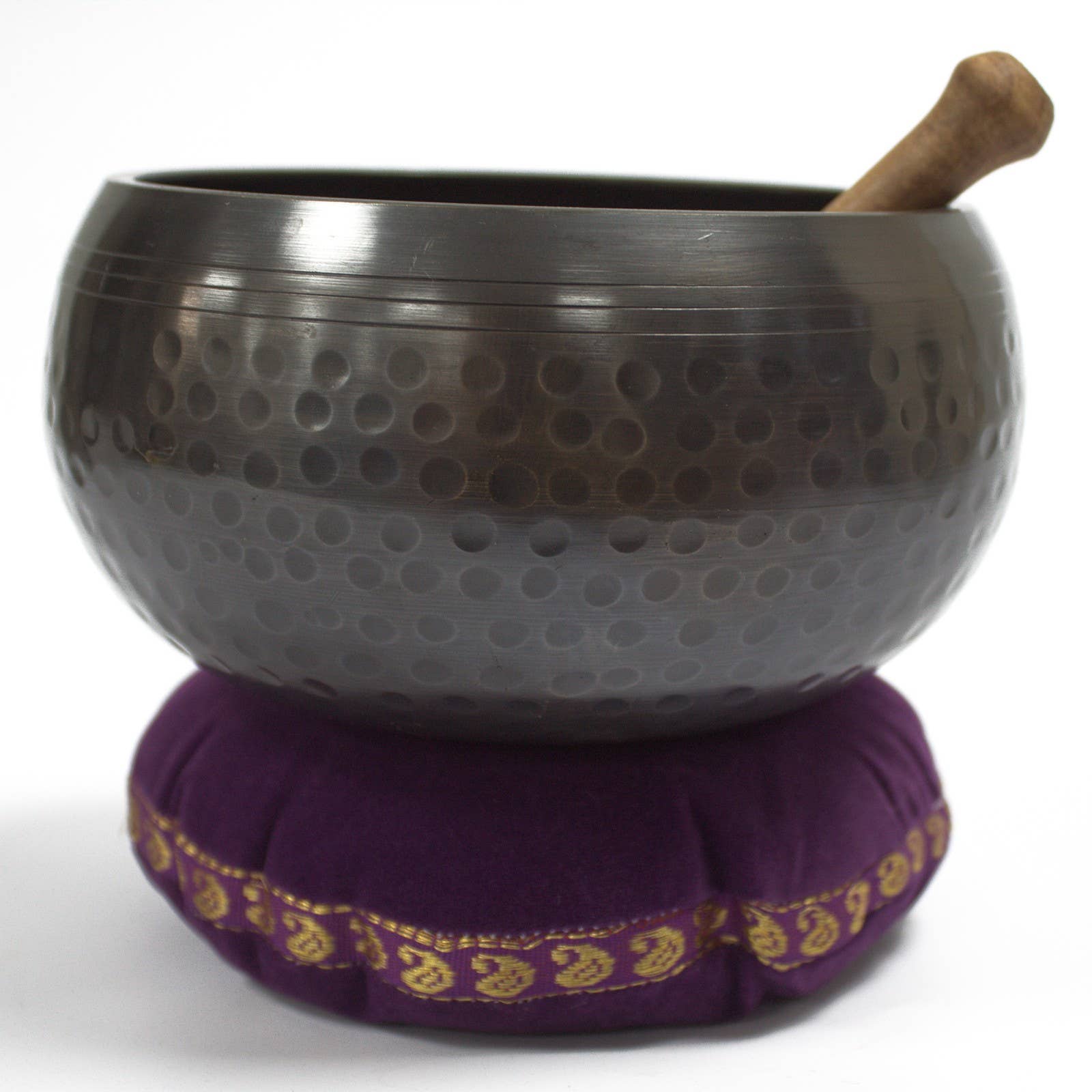 AWGifts Europe – Material de meditação por atacado – Tib-51 - Almofada de Veludo Singing Bowl - 11cm1