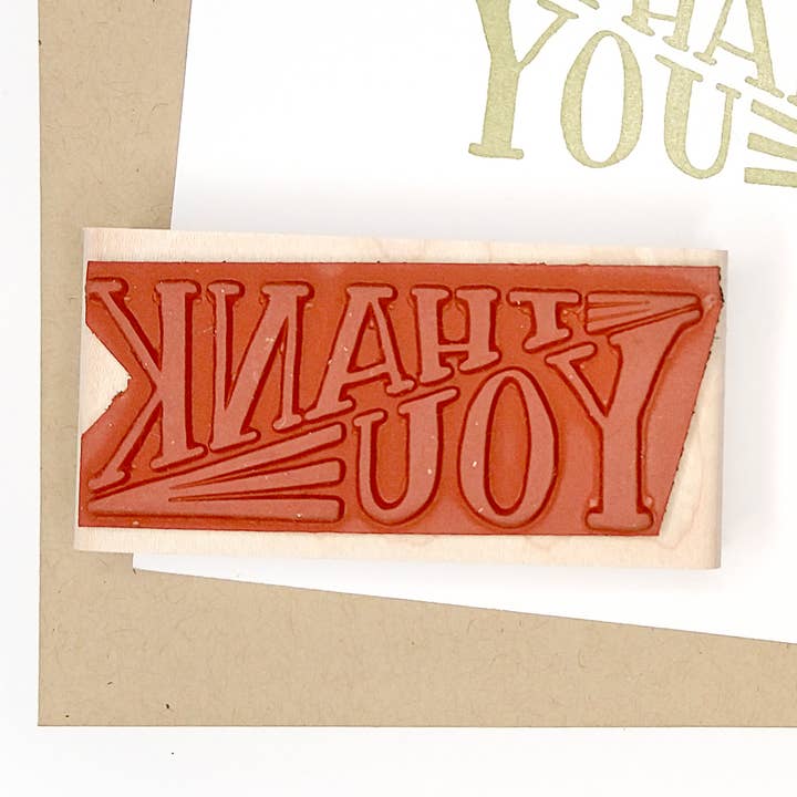 Obrigado Carimbo de borracha por atacado de Peppercorn Paper