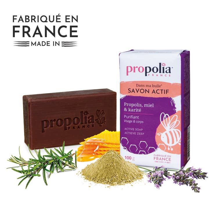 Propolia® - Wholesale Bar Soap - Active Soap - Face & Body - Propolis, Honey & Shea Butter -100g1