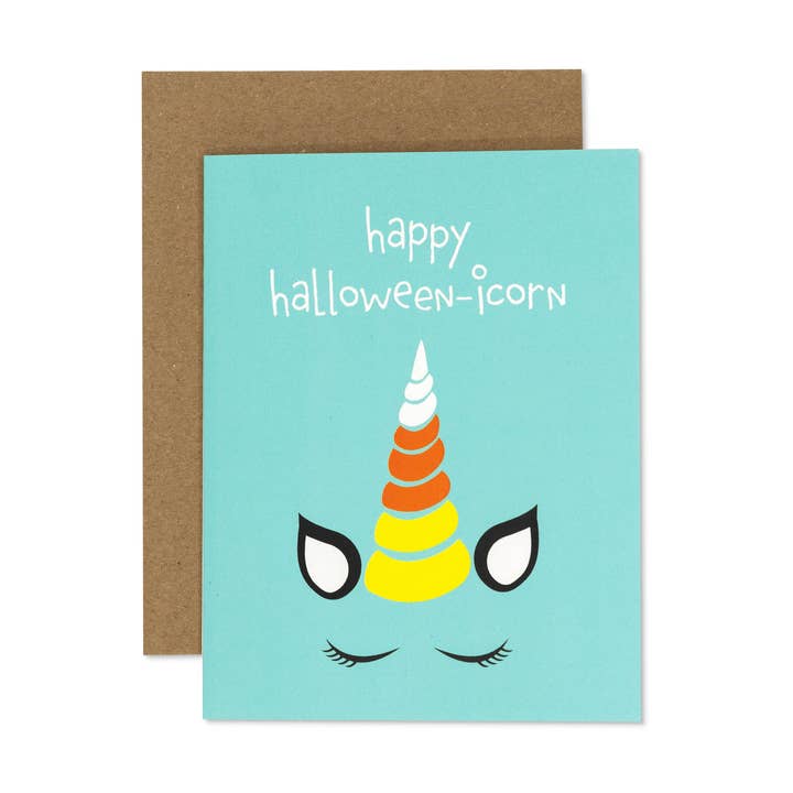 Happy Halloween-Icorn Card for wholesale by The Crafter Way