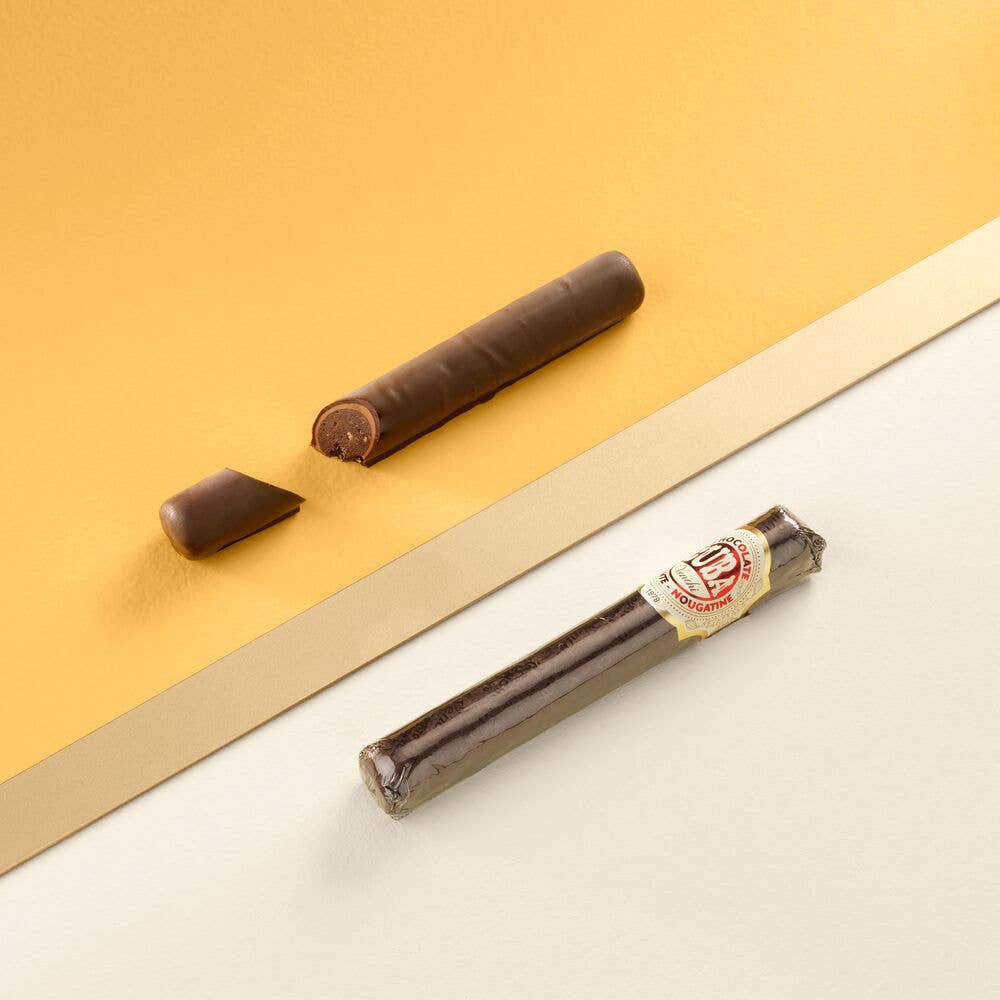 ADG Diffusion - Wholesale Chocolate - NOUGATINE CHOCOLATE CIGAR 100g - 15 pcs2