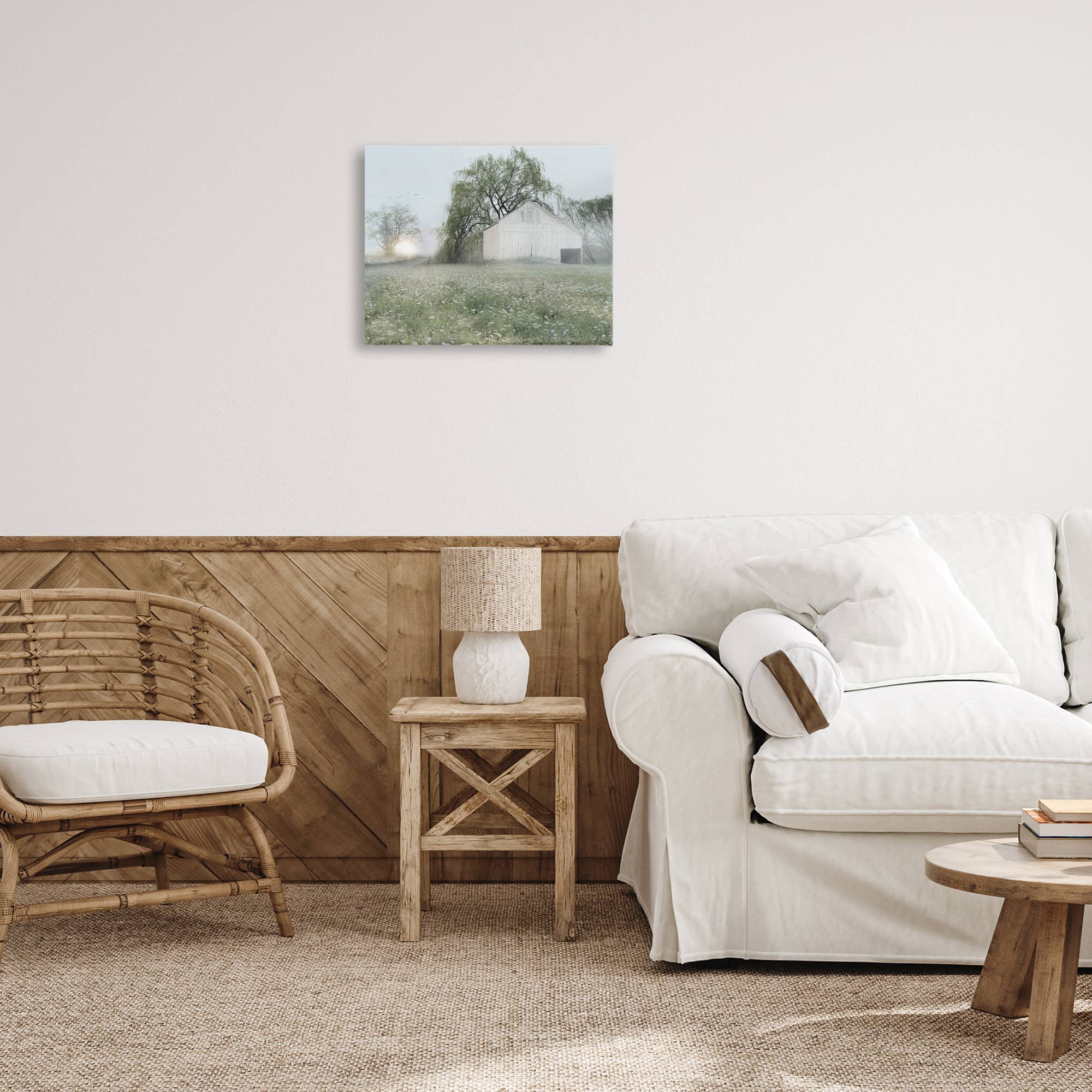 Stupell Industries - Wholesale Wanddecoratie - Kinderen en baby - Hangende Bomen Weide Canvas Kunst7