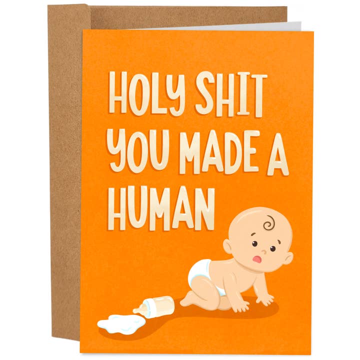 You Made A Human for wholesale by Sleazy Greetings