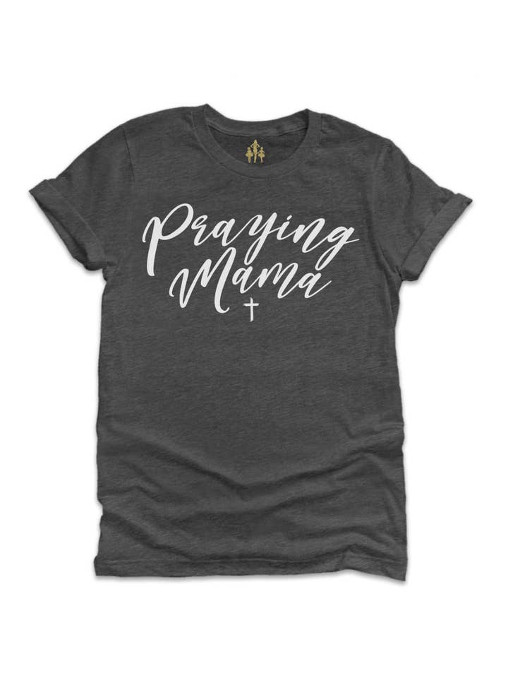 Praying Mama Women's Motherhood Shirts for wholesale by Mackenzie Madison of Philadelphia