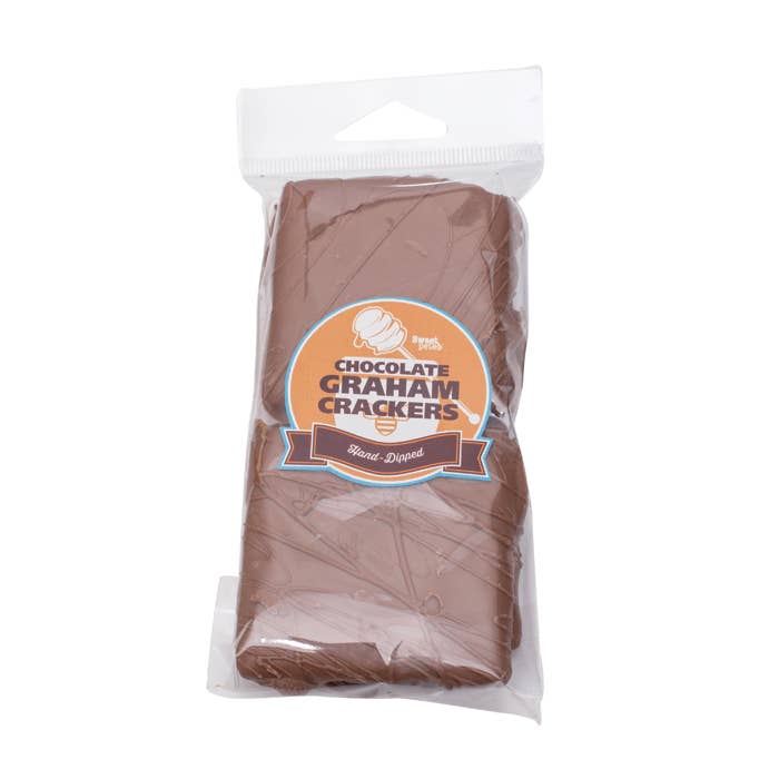 Sweet Pete's Candy – Engroshandel Chokoladeovertrukket slik – Mørk Chokolade Graham Crackers - Sække