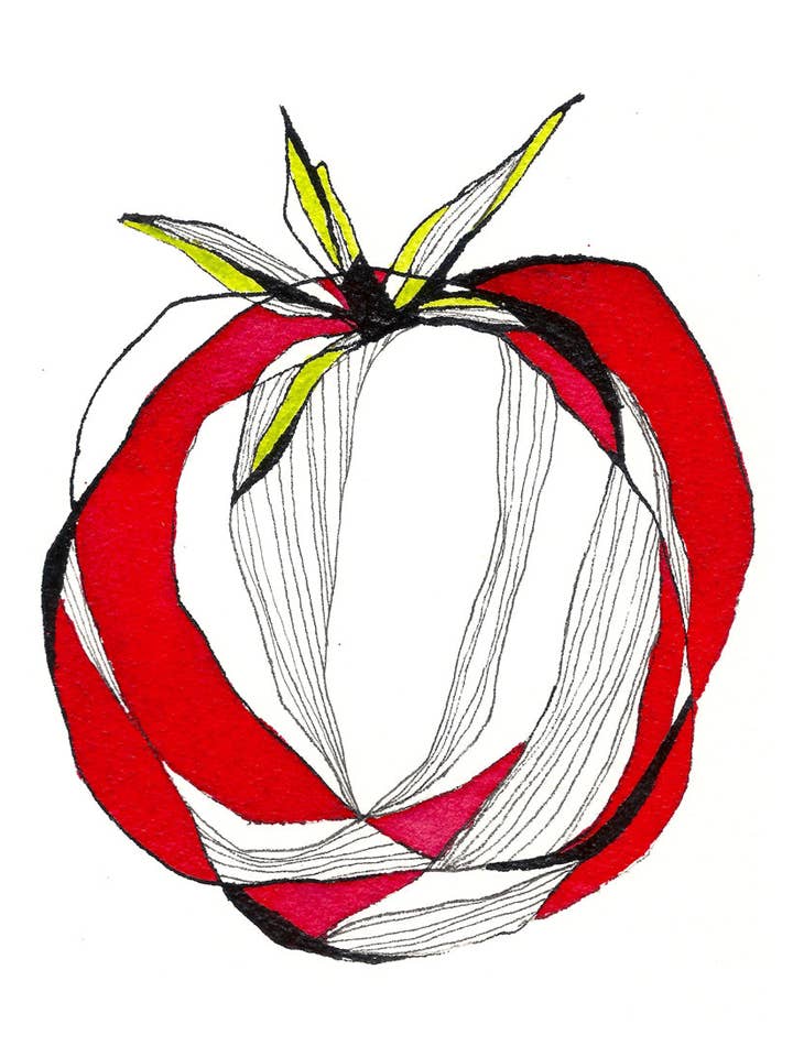 Tomato • Poster artistico Blucanari 40x50cm o 60x80cm per la vendita all'ingrosso da parte di Blucanari