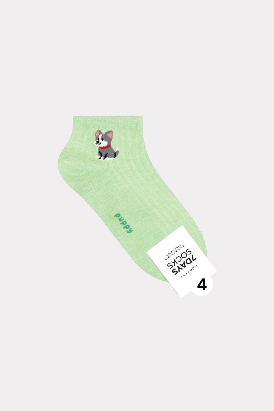 7DAYSSOCKS - Wholesale Socks - Women's - Women's Crew Puppy Friends Socks - Made in Korea3