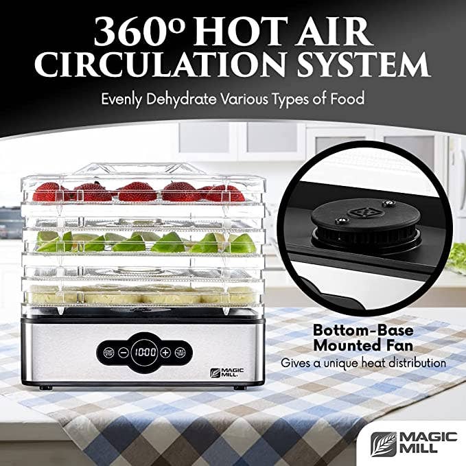 Alpine - Wholesale Kitchen Appliance - Magic Mill Food Dehydrator Machine MFD-50005
