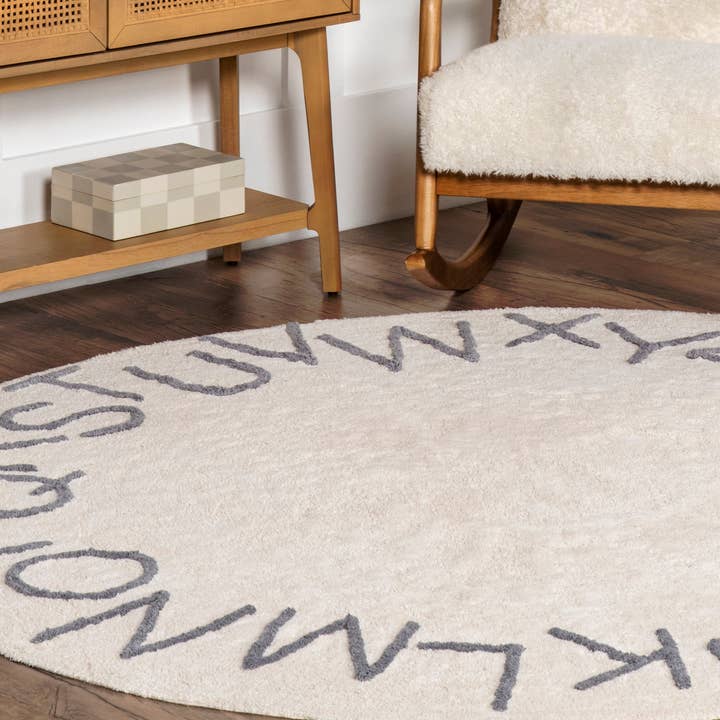 nuLOOM - Wholesale Area Rug - Kids & Baby - Kids Washable Round Alphabet Rug49