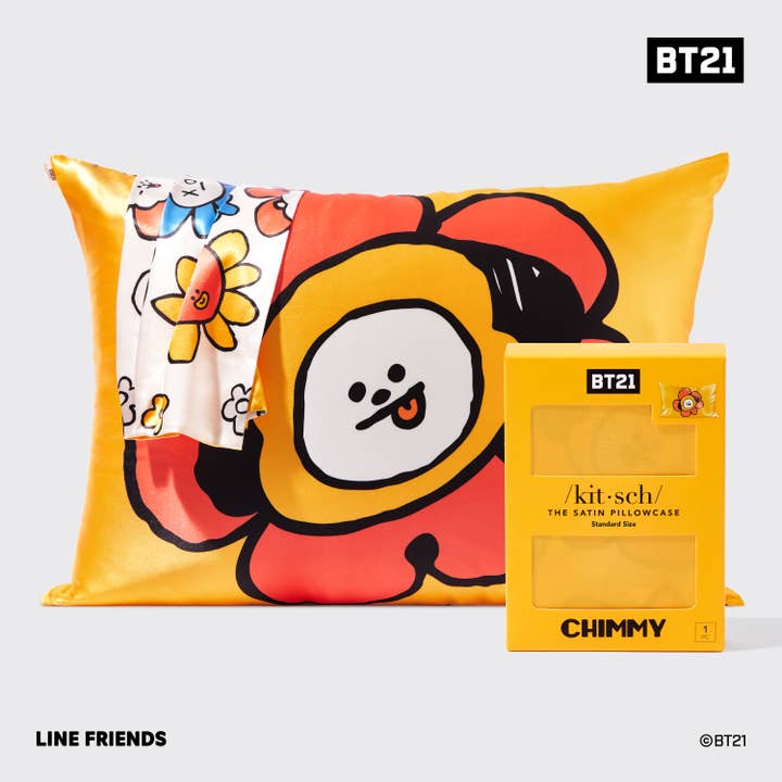 BT21 x Federa Kitsch Satin Standard - Chimmy per la vendita all'ingrosso da parte di KITSCH