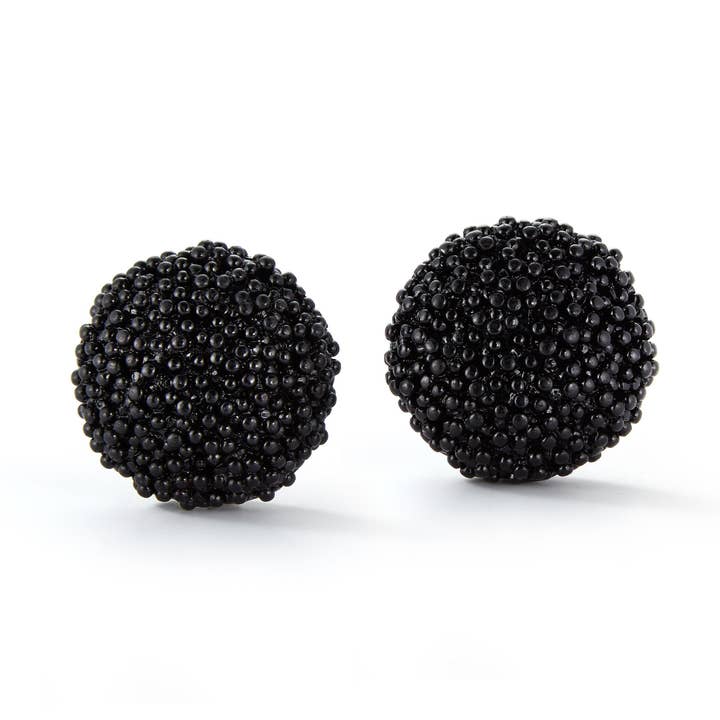 Pendientes Black Caviar para venta al por mayor de Chefanie