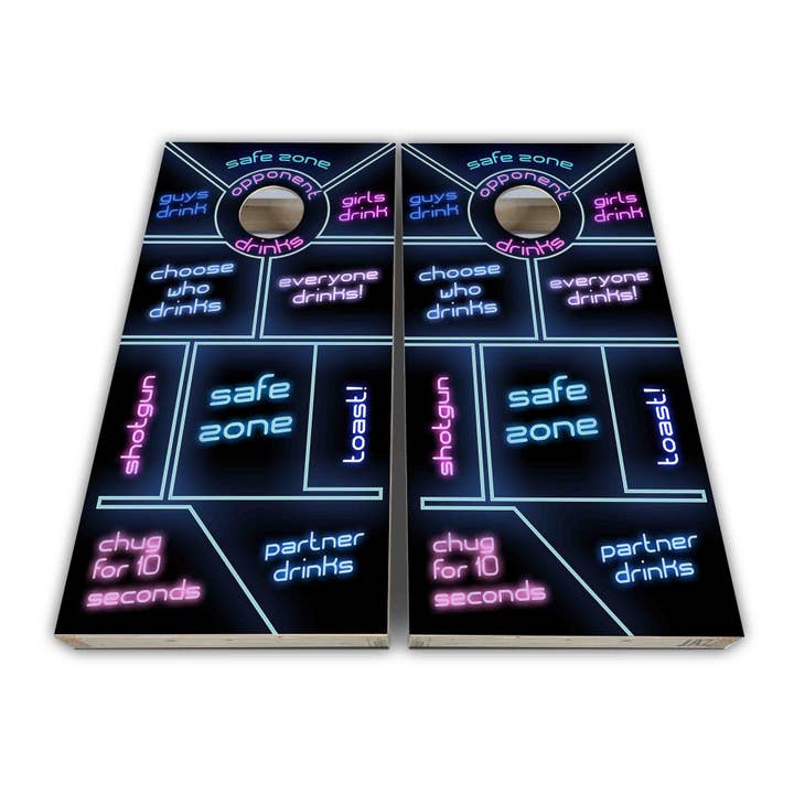 Vinilos Laminados para Juego de Beber Cornhole - Juego de 2 Vinilos para venta al por mayor de Cornhole Stop, LLC