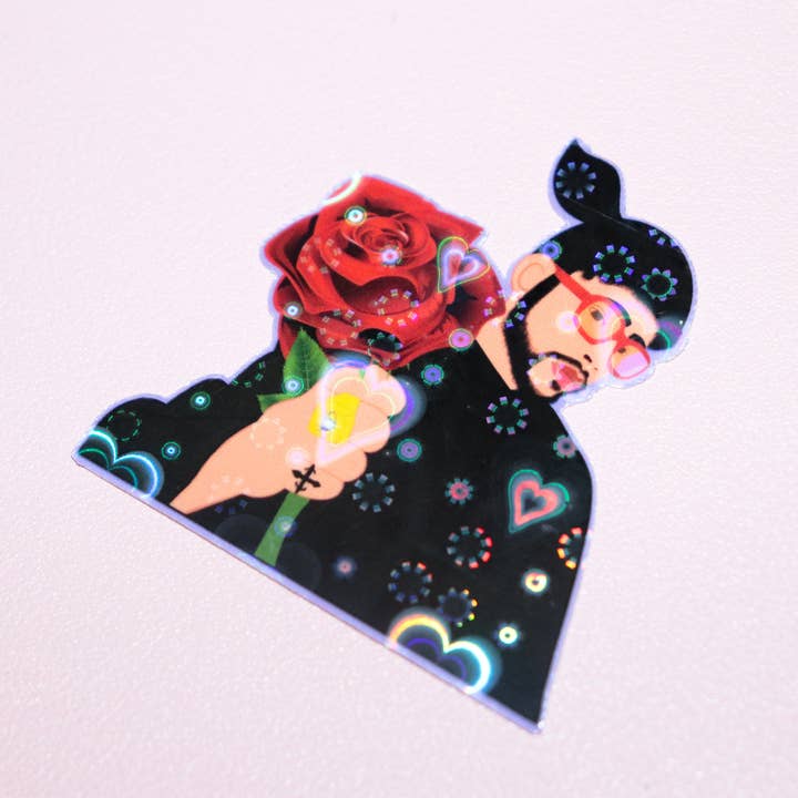 Autocolante de Dia dos Namorados do Bad Bunny - Presentes Latinos - Merchandising do Benito por atacado de Espyz Studio