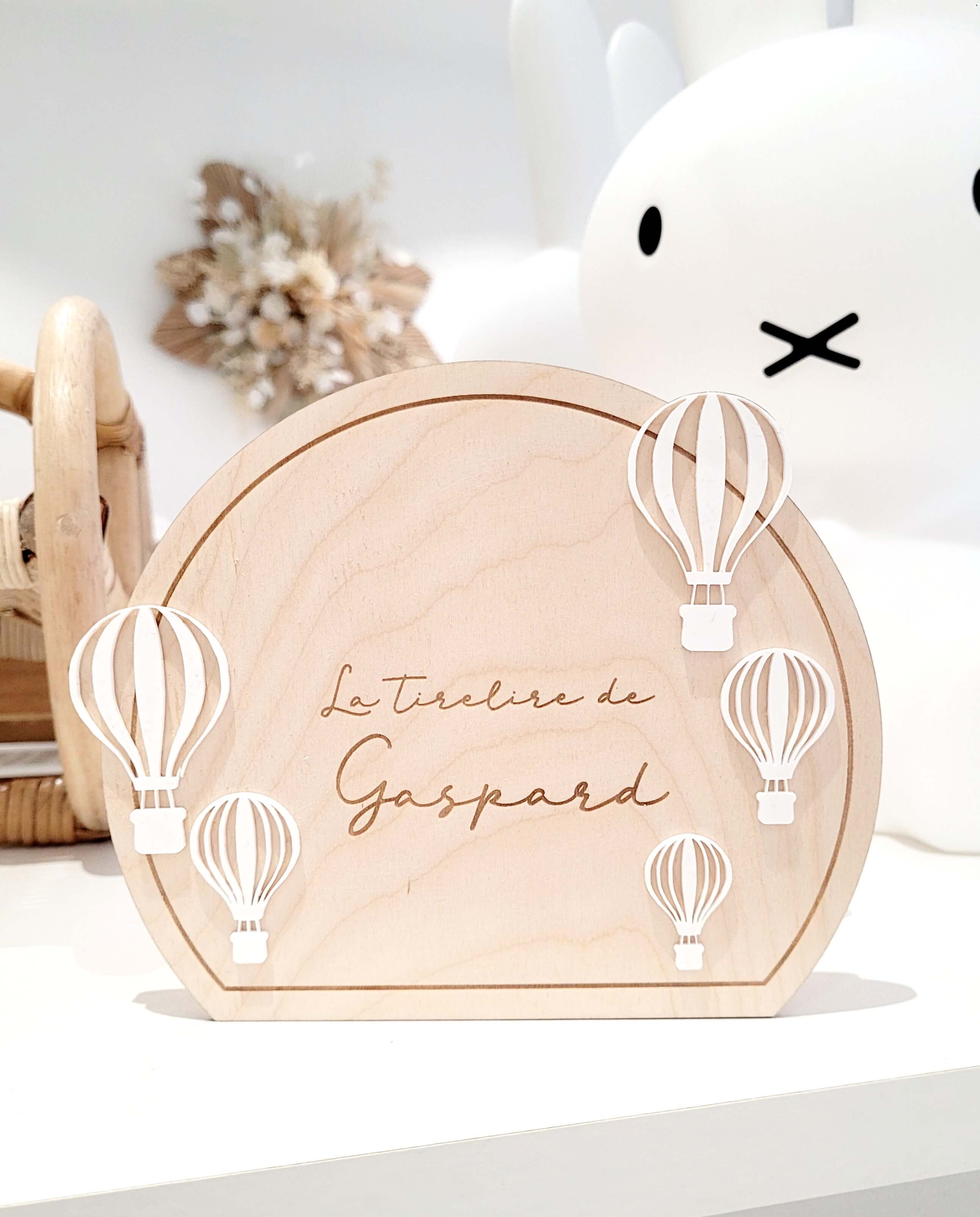 CW Evenements – wholesale Väggdekor - Barn och baby – Personlig Spargris för Barn Luftballongmodell