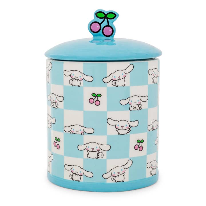 Sanrio Cinnamoroll Cherry 64oz Ceramic Cookie Jar for wholesale by Toynk