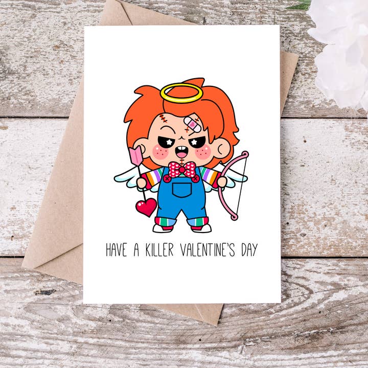 Melina Maris – wholesale Valentine's Day card – Chucky "Have a Killer Valentine's Day" | Greeting Card