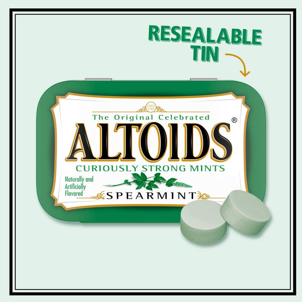 Snacky Candy - Wholesale Mints - Altoids Classic Spearmint 1.76 oz 12 count1