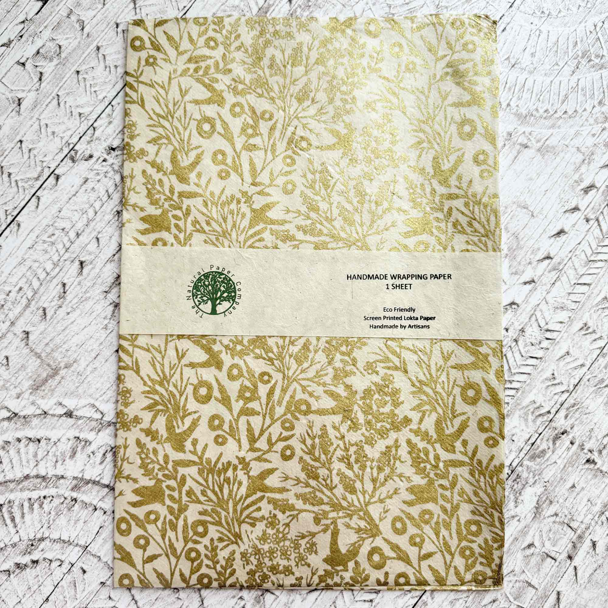 The Natural Paper Company - Wholesale Flat wrap - Lokta Wrapping Paper - Harvest | Eco Friendly Gift Wrap3