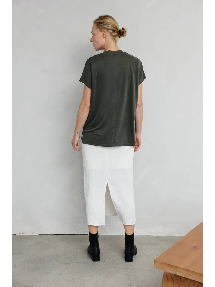 MOD REF - Wholesale T-Shirt - Women's - The Ashton Top | Washed Dropped Shoulder Top11