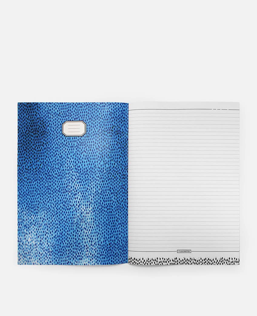 MAKENOTES - Wholesale Notebook - COLORFUL GRUNGE PATTERNED A4 STAPLED NOTEBOOK2