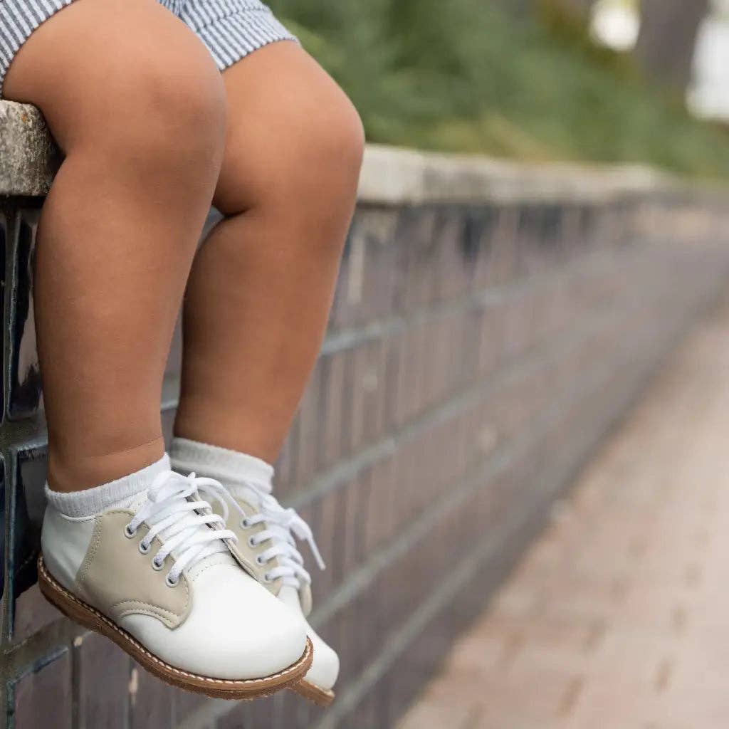 Zimmerman Shoes - Wholesale Lifestyle Sneakers - Kids - Albert Saddle - White/Ecru2