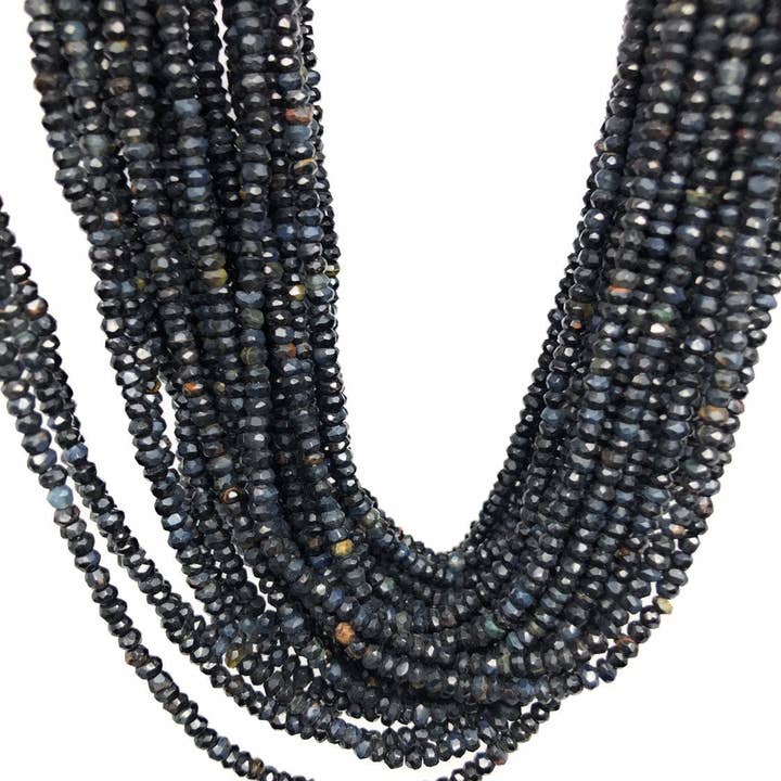 Zwarte tijgers oogkralen, edelsteen kralen, sieraden benodigdheden voor het maken van sieraden, groothandel kralen, bulk kralen, 3-4 mm, 13,5 „streng voor wholesale door Akstar Gems