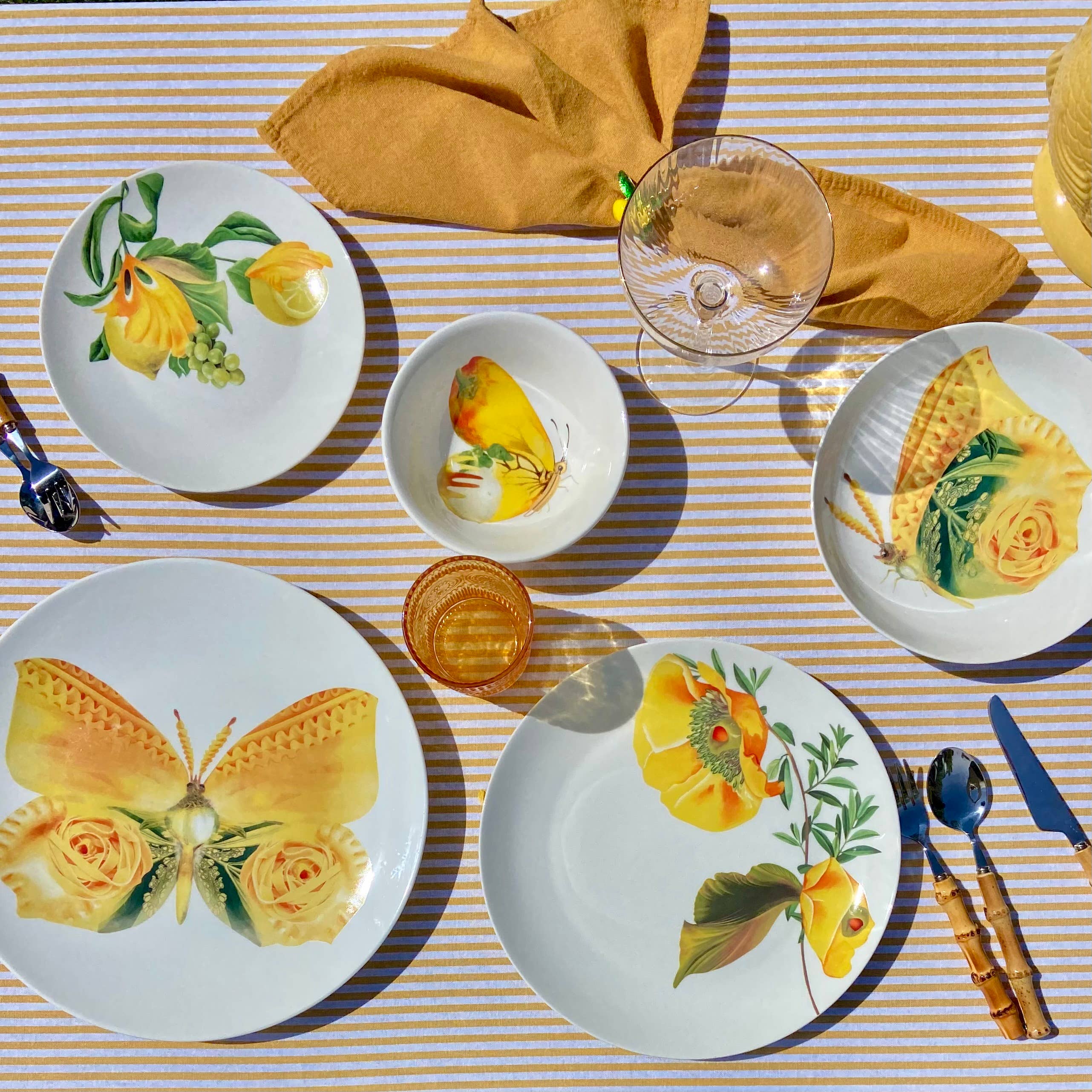 Bordy's - Wholesale Dinner Plate - Botanical Wonders - Set of 4 Breakfast Plates13