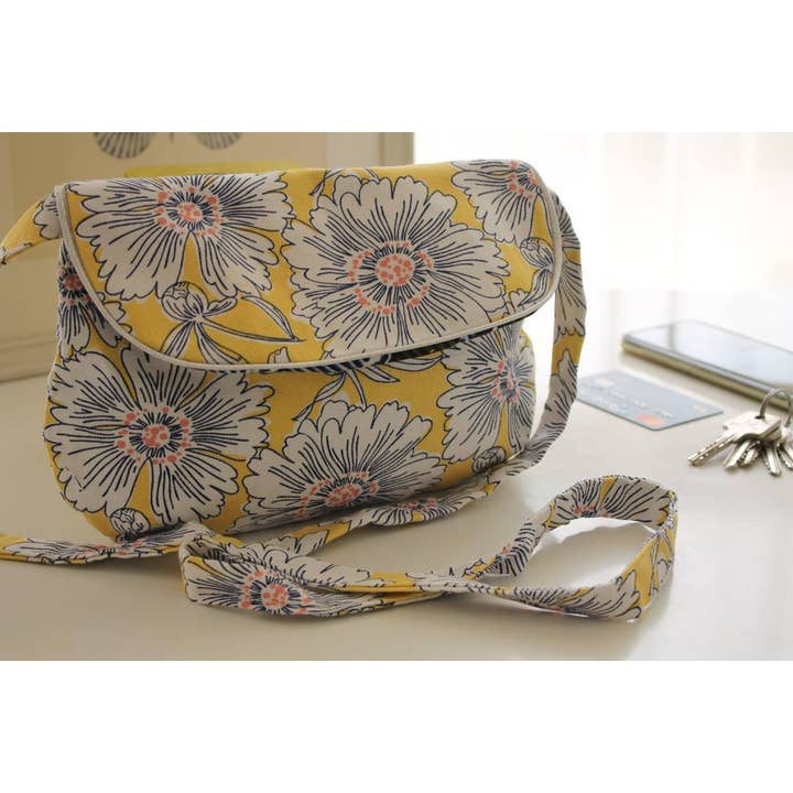 Anaé yellow bag for wholesale by Sabrina Trefle