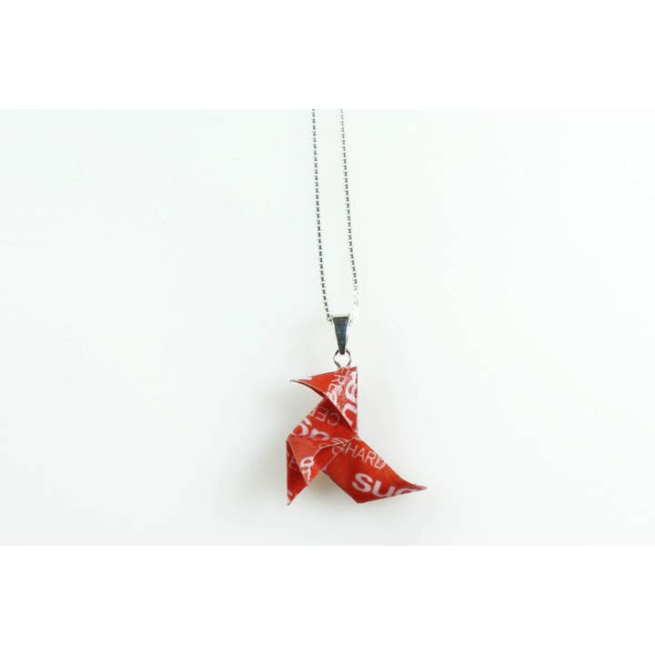 Pendentif en forme de nœud papillon Sugus pour la vente par Joyas de Papel