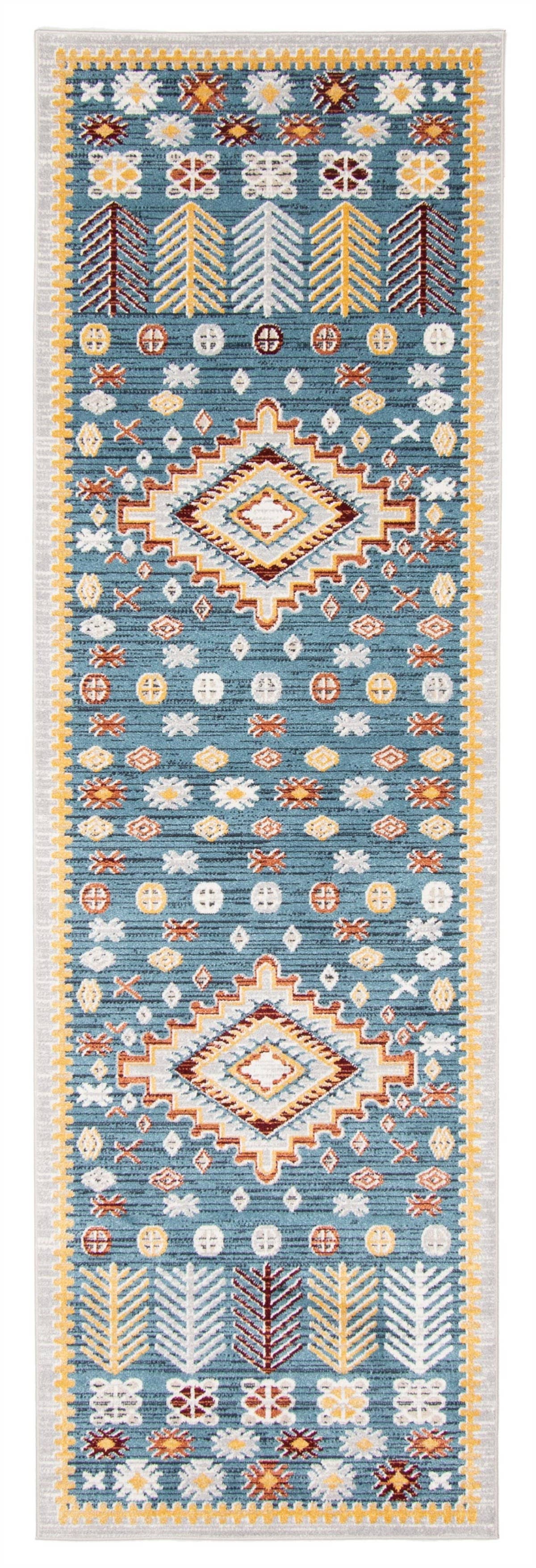 Aqua Gypsy Blue Area Rug for wholesale on Faire1
