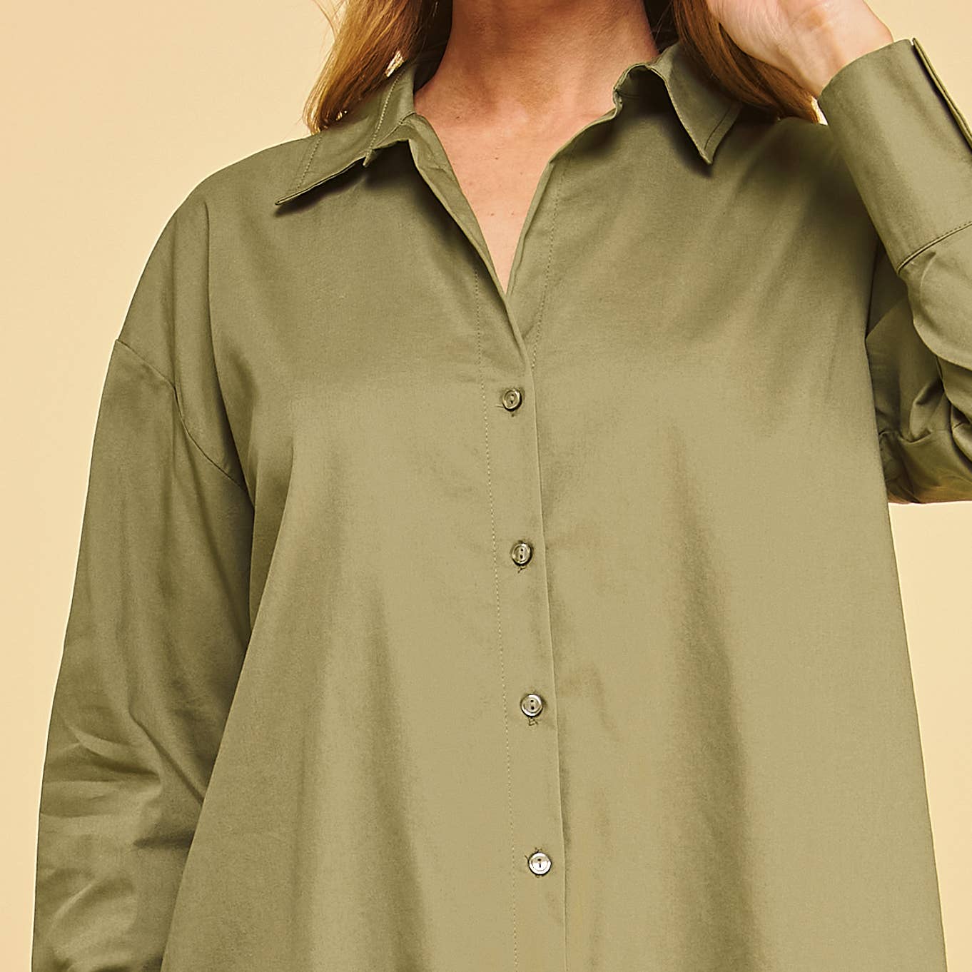 FREEZIA - Wholesale Button Down Shirt - Women's - 4th of july BUTTON DOWN COLLAR WHITE SHIRT-F7491829