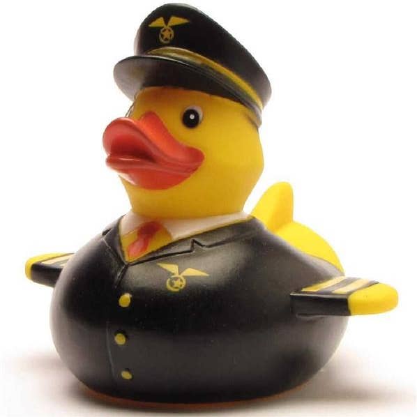 Pilot Duck Rubber Duck - rubber duck for wholesale by Duckshop