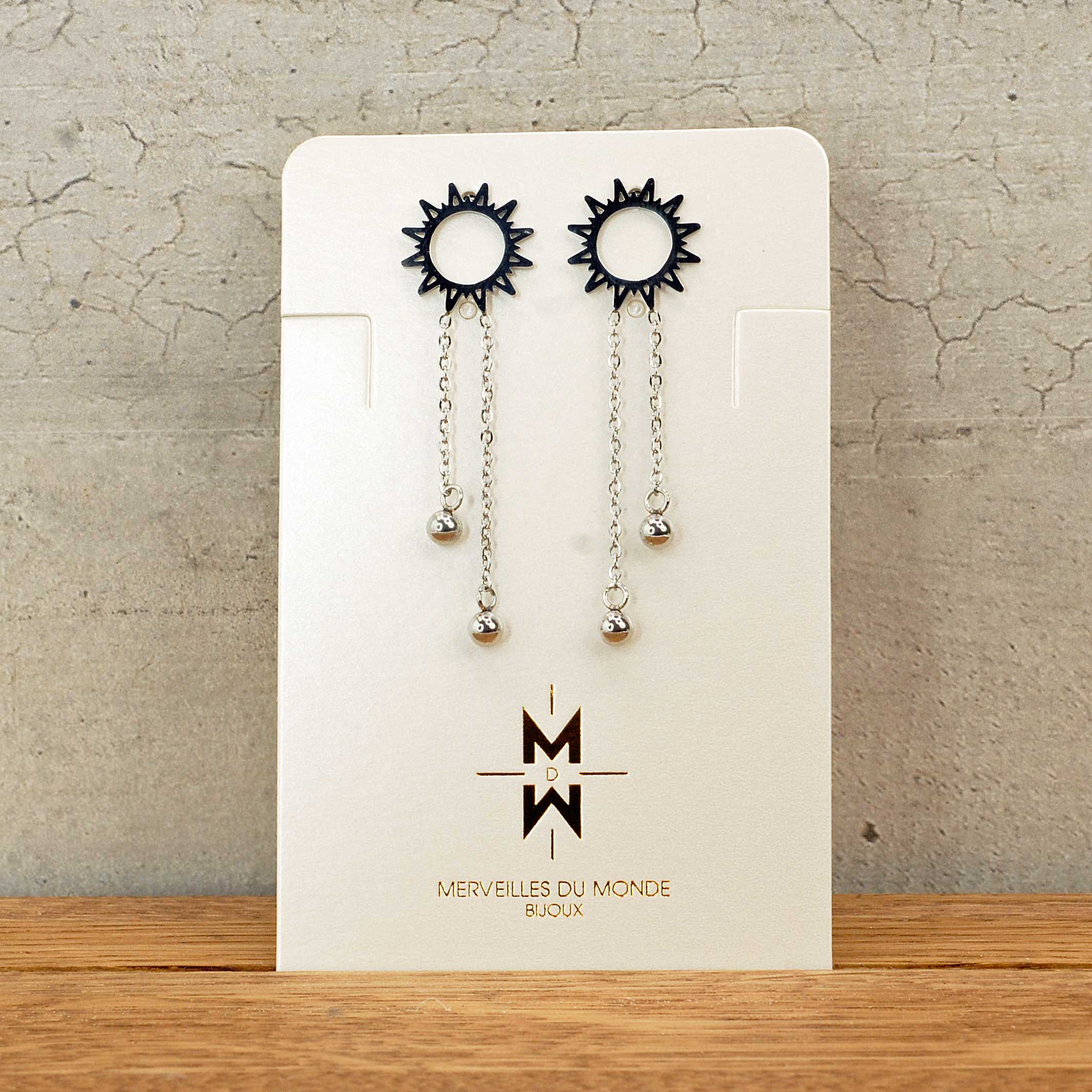 Merveilles du Monde - Wholesale Single Earring - Magnificent Stainless Steel Earrings2