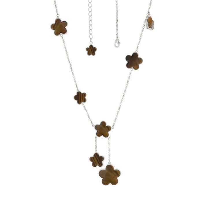 Daisy Love Gemstone Necklace for wholesale by Lauren G Adams
