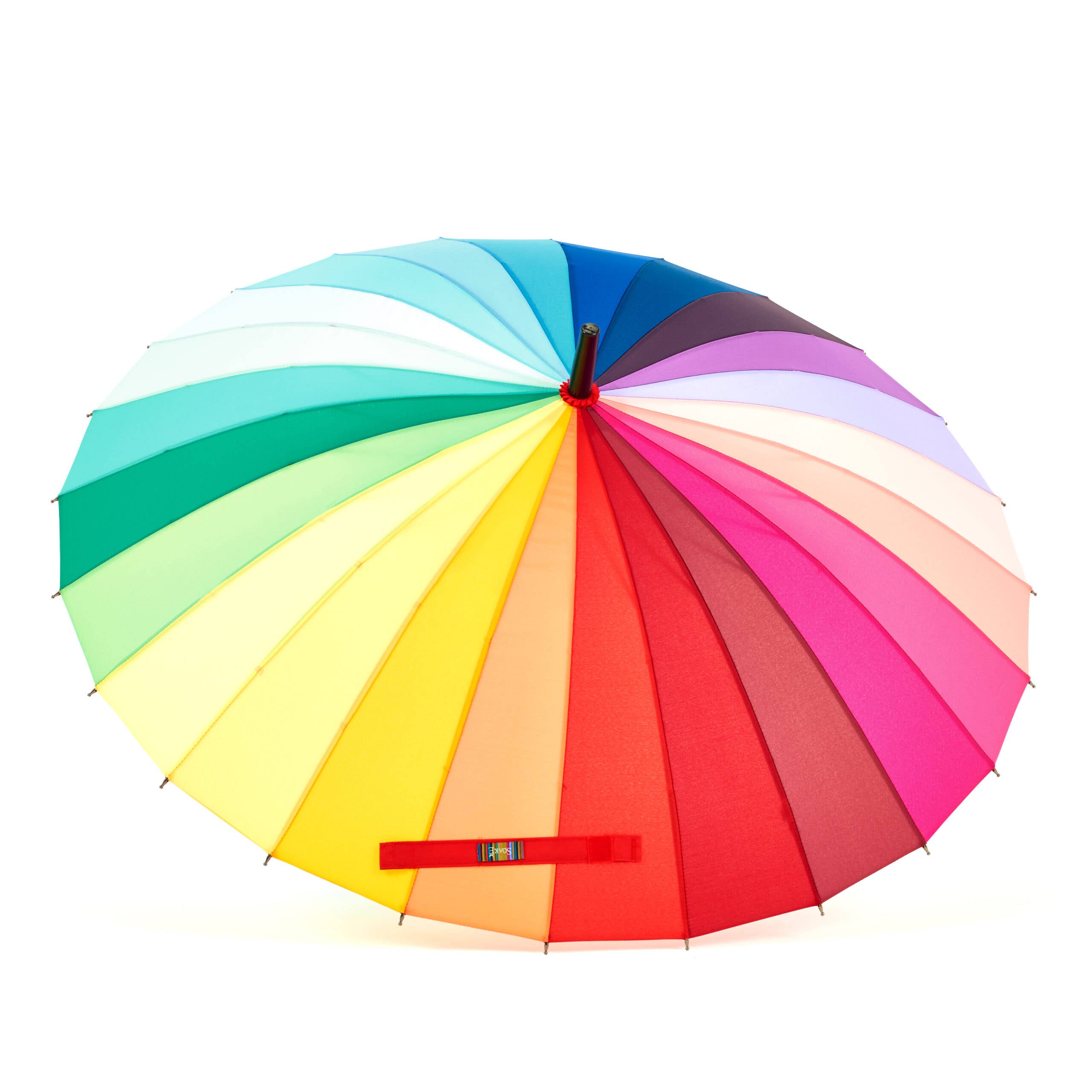 Multicolour Everyday Rainbow Umbrella 105cm diameter for wholesale on Faire1