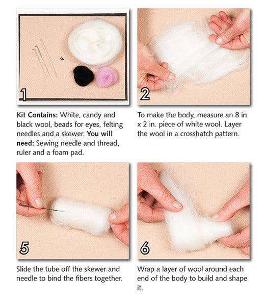 Woolpets - Wholesale DIY Craft Kit - Unicorn Felting Kit3