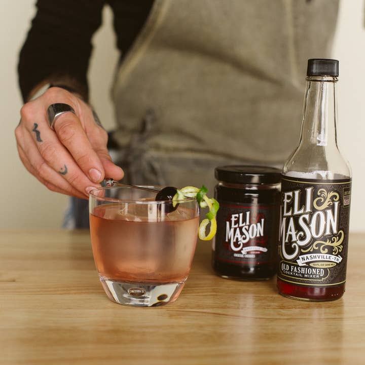 Eli Mason - Wholesale Cocktail Mix/Syrup - Old Fashioned Cocktail Mixer (10oz Bottle)5