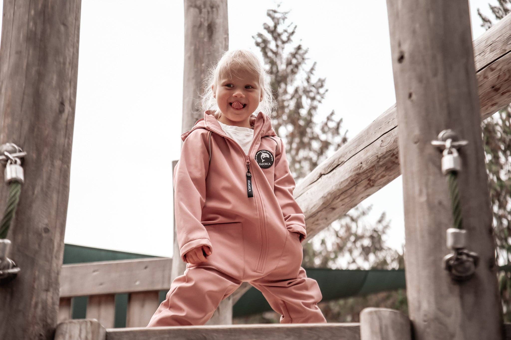 KID.ORCA – wholesale Overalls – Kids – KidORCA Kids Softshell Overall Play Suit _ Ash Rose15