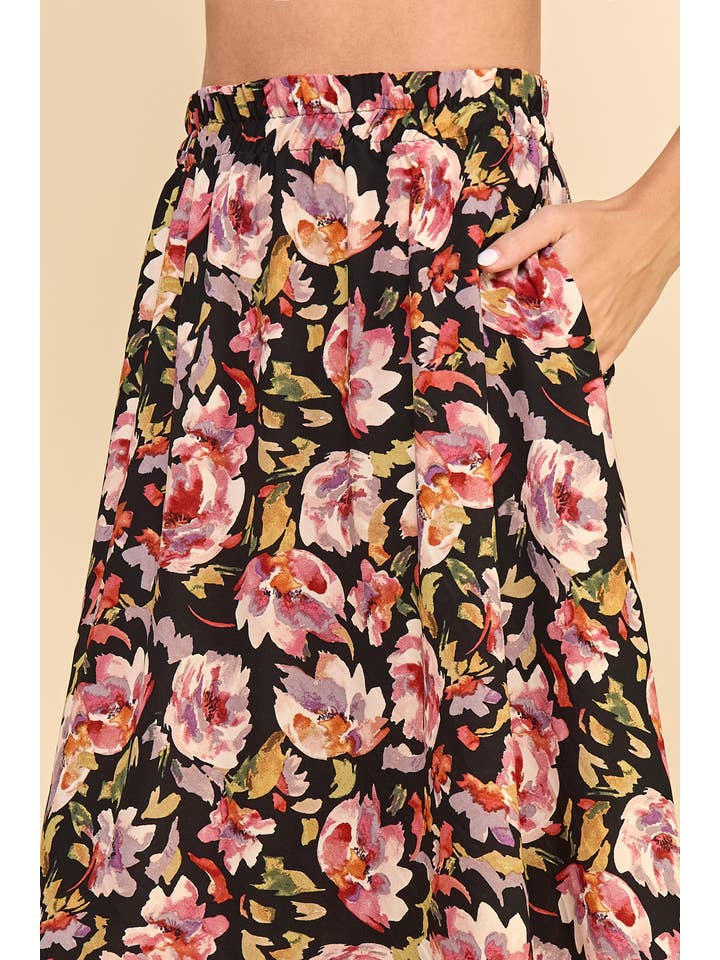 Les Amis – Engroshandel Nederdel - Dame – Blomsterprint Nederdel8