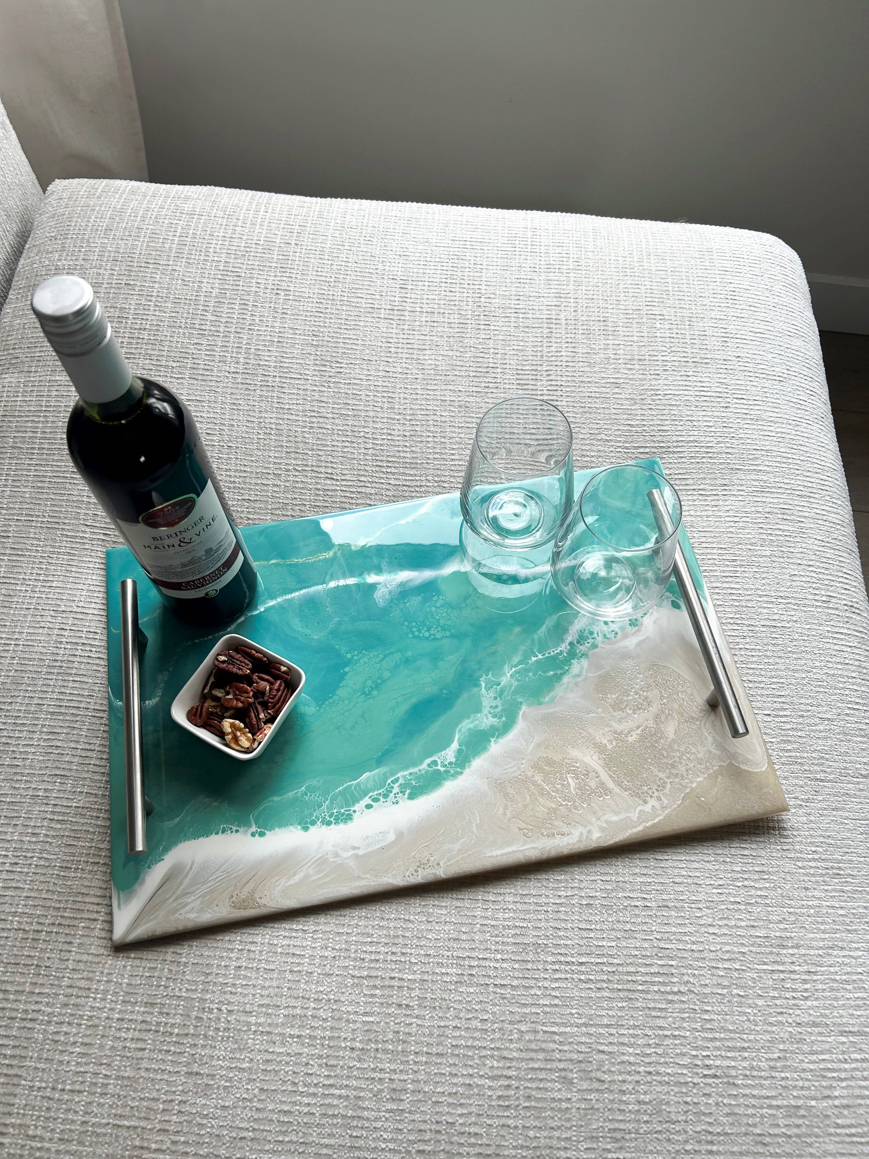 Lynn & Liana Designs - Wholesale Dienblad - Hars serveerschalen met handvatten - GEEN TARIEVEN! Feestdecoratie15