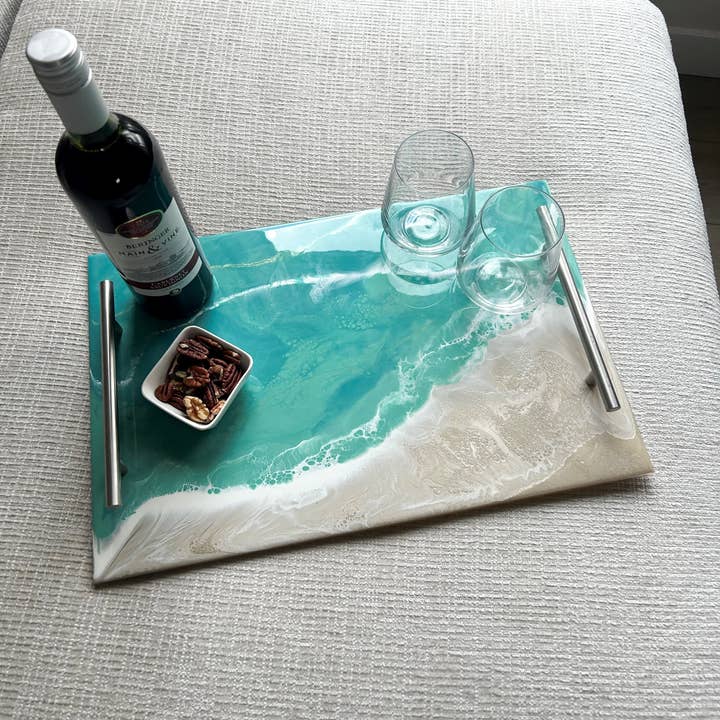 Lynn & Liana Designs - Vendita all'ingrosso Vassoi da portata - Vassoi da portata in resina con manici - NESSUN DAZIO! Decorazioni natalizie15