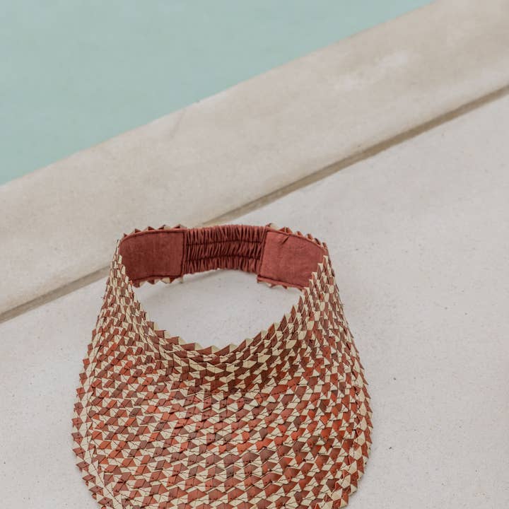 Village Thrive - Wholesale Visor - Women's - Rattan Sun Visor in Ombre10