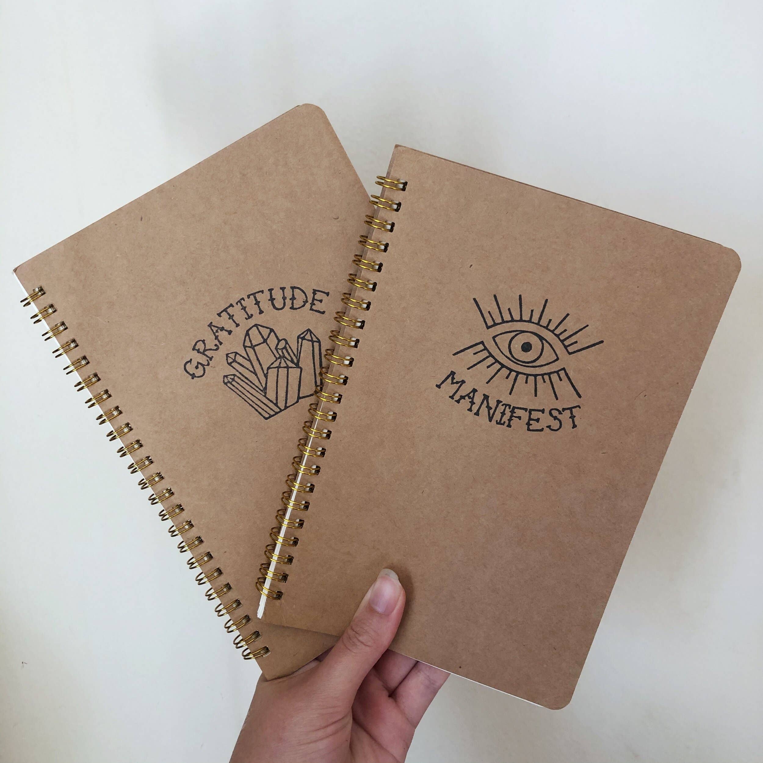 Victoria Ann Meyers - Wholesale Journal/Diary - Hand-Stamped Spiral Journal1